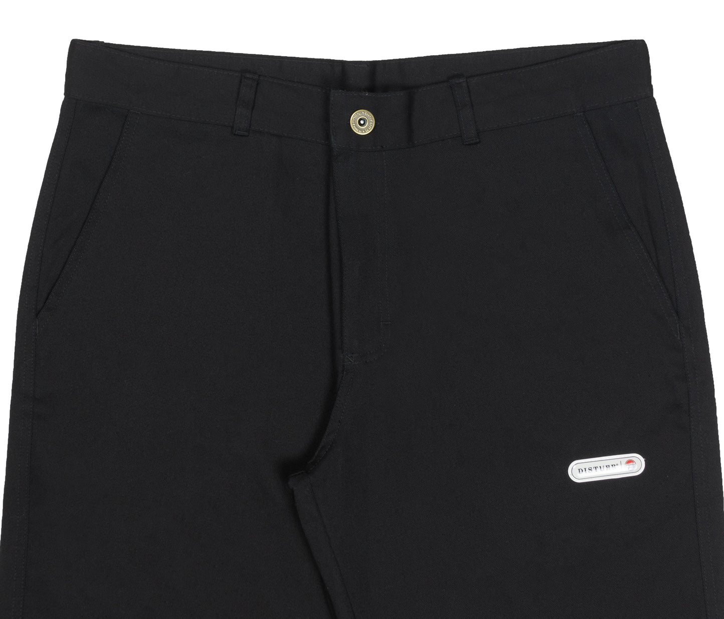 Minimal Twill Pants in Black