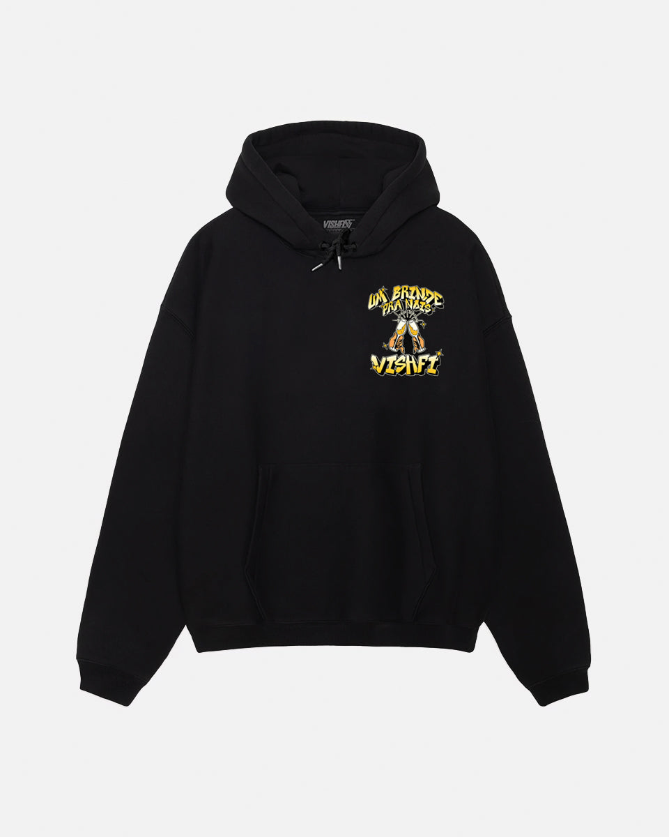 Moletom Um Brinde Pra Nois Preto