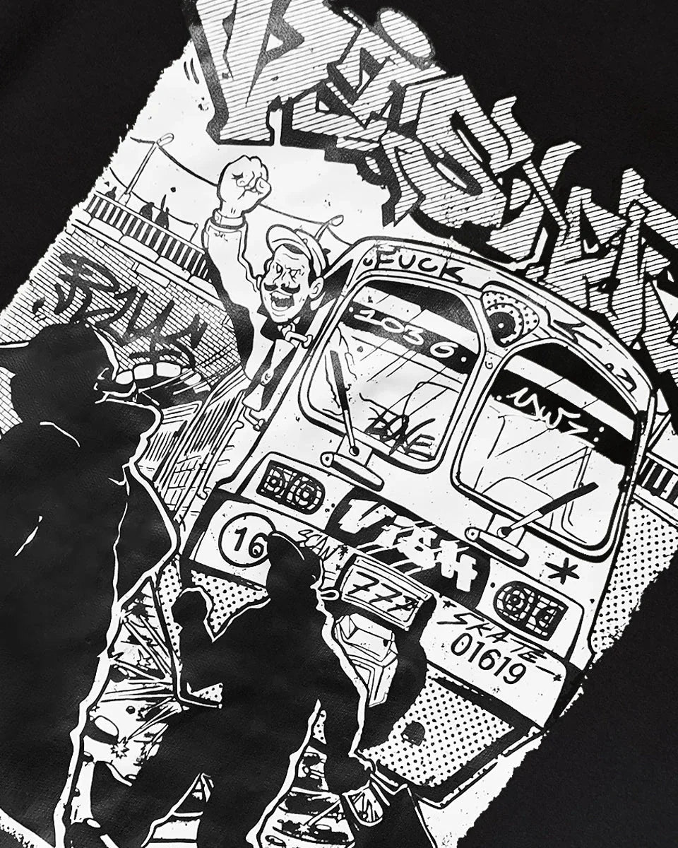 Moletom Train Preto - Four Street