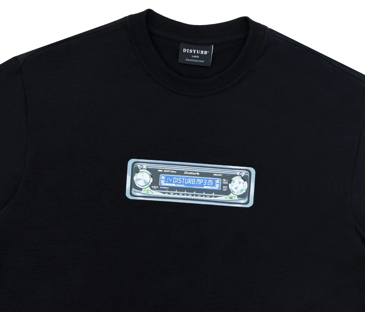 Music System T-Shirt In Black
