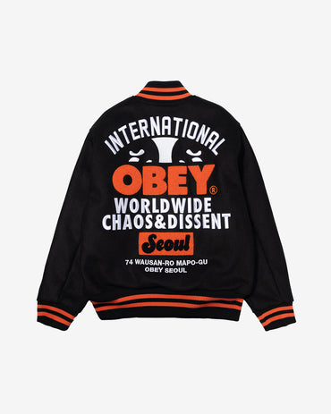 SEOUL INTERNATIONAL VARSITY JACKET
