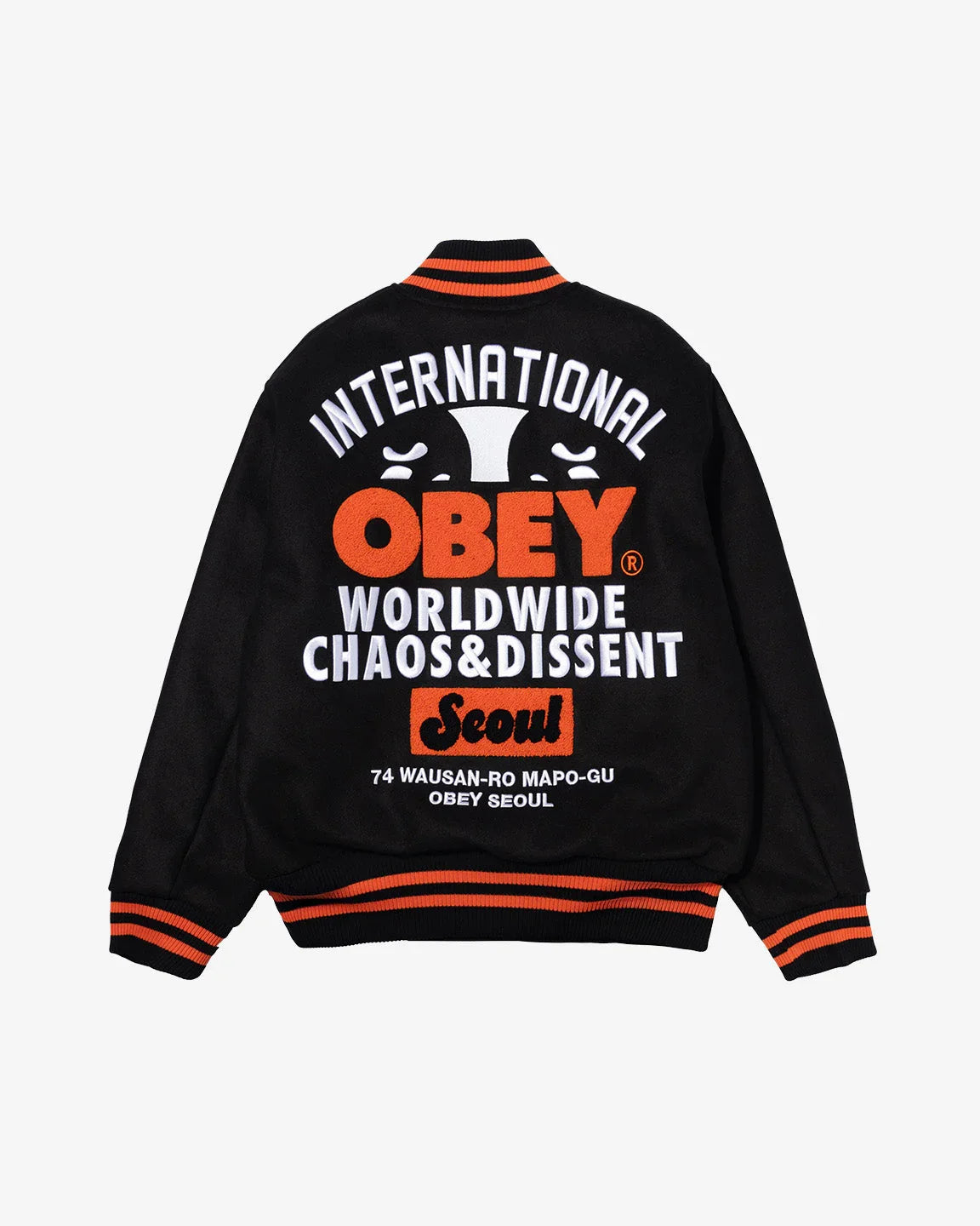 SEOUL INTERNATIONAL VARSITY JACKET - Four Street