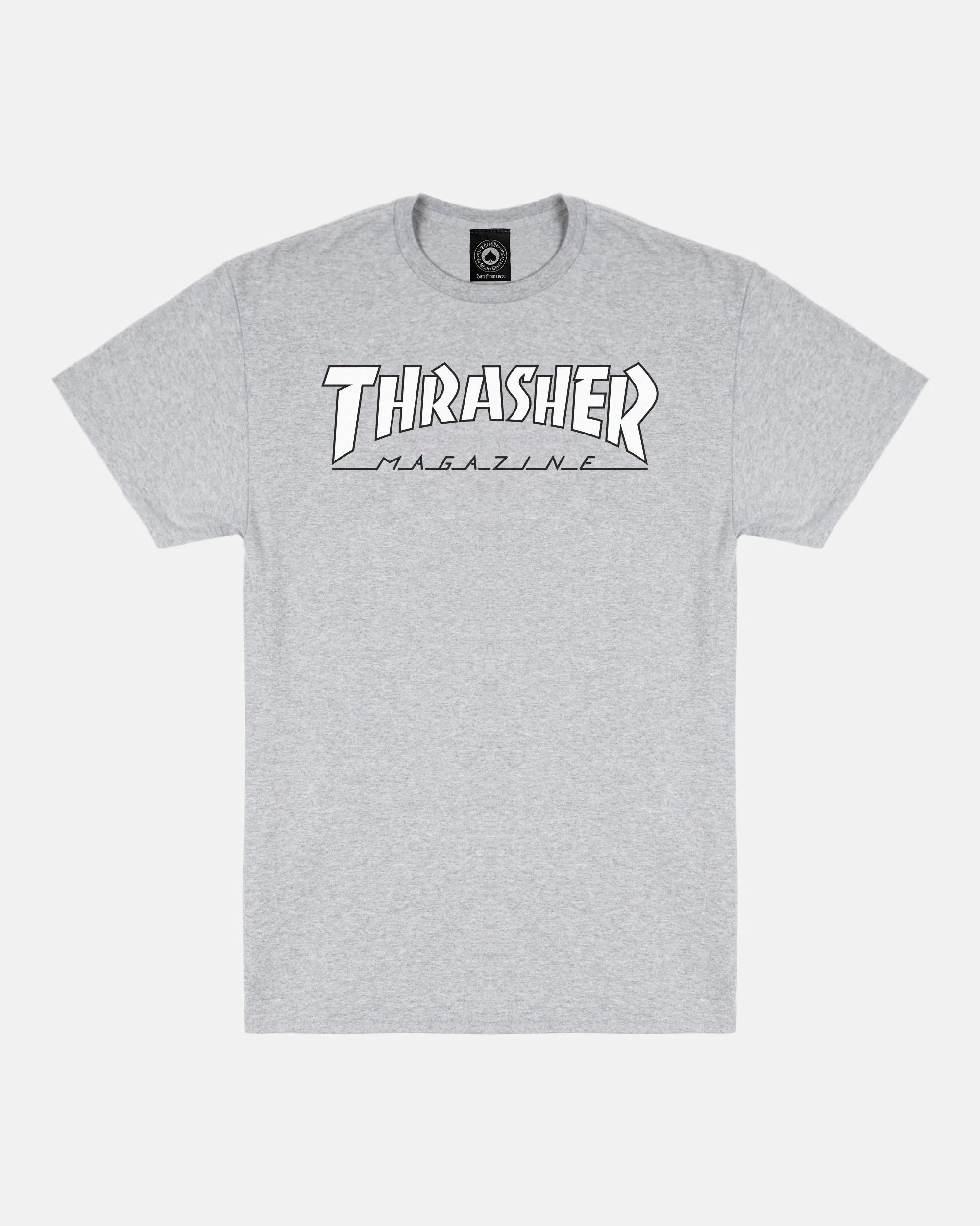 OUTLINED - TSHIRT - GREY / WHITE - Four Street