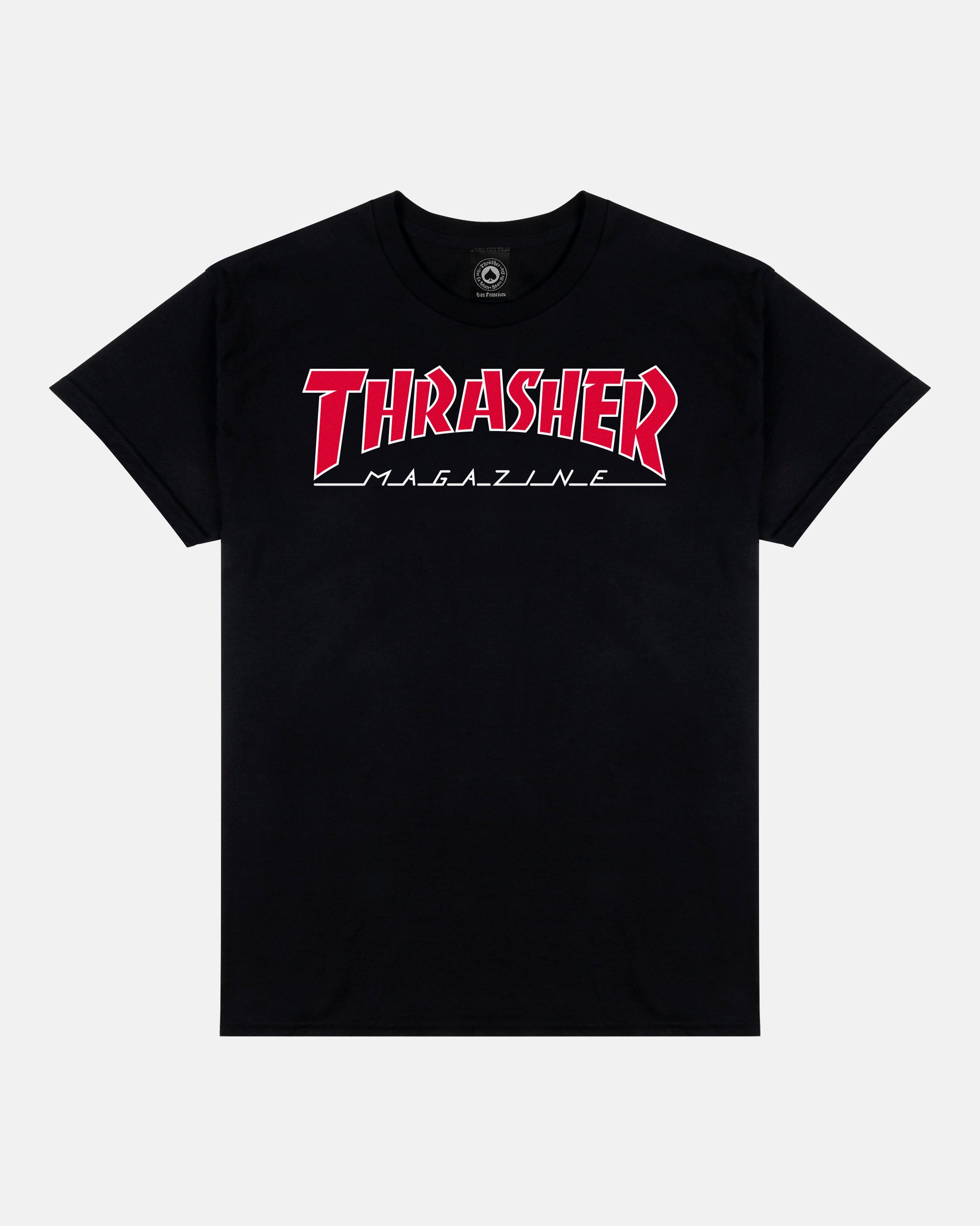 OUTLINED - TSHIRT - BLACK