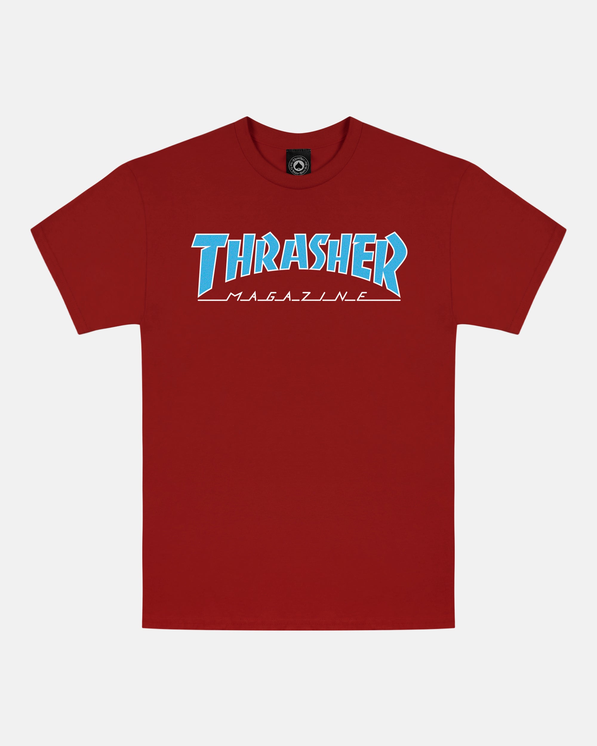 OUTLINED - TSHIRT - CARDINAL RED