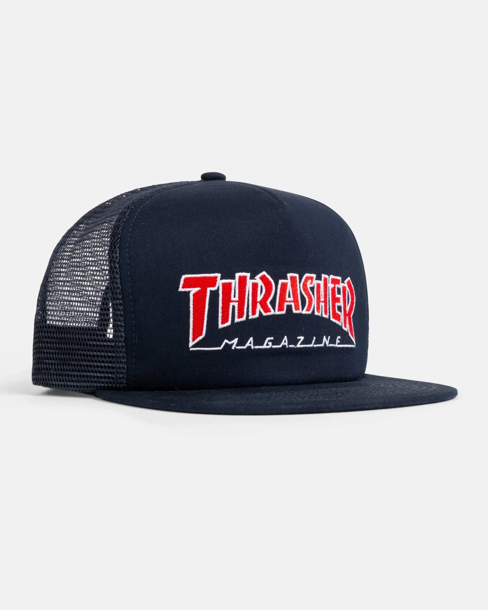 OUTLINED - TRUCKER - NAVY - Four Street