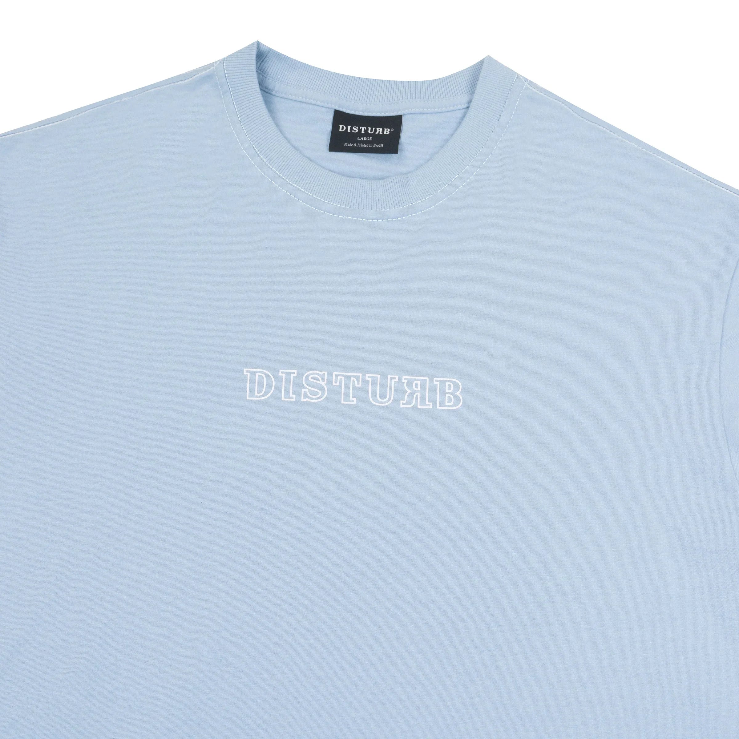 Outline Logo T-Shirt in Blue - Four Street