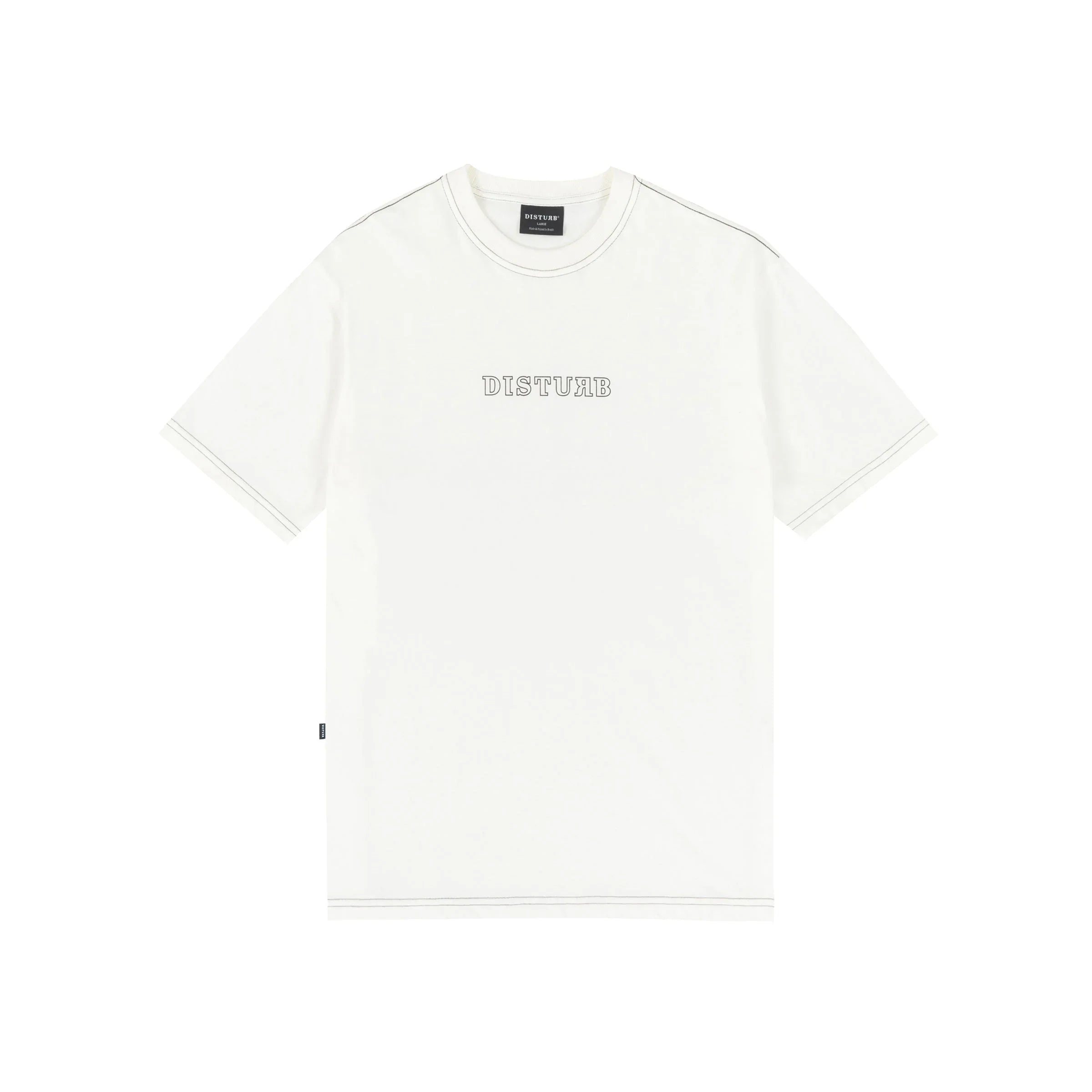 Outline Logo T-Shirt in Off-White - Four Street