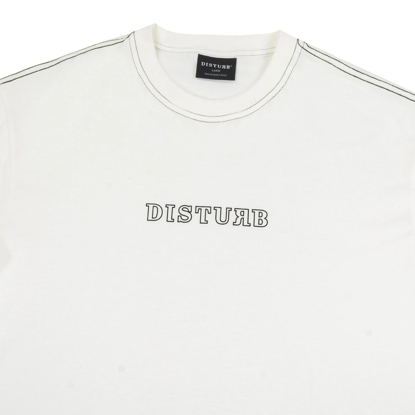 Outline Logo T-Shirt in Off-White