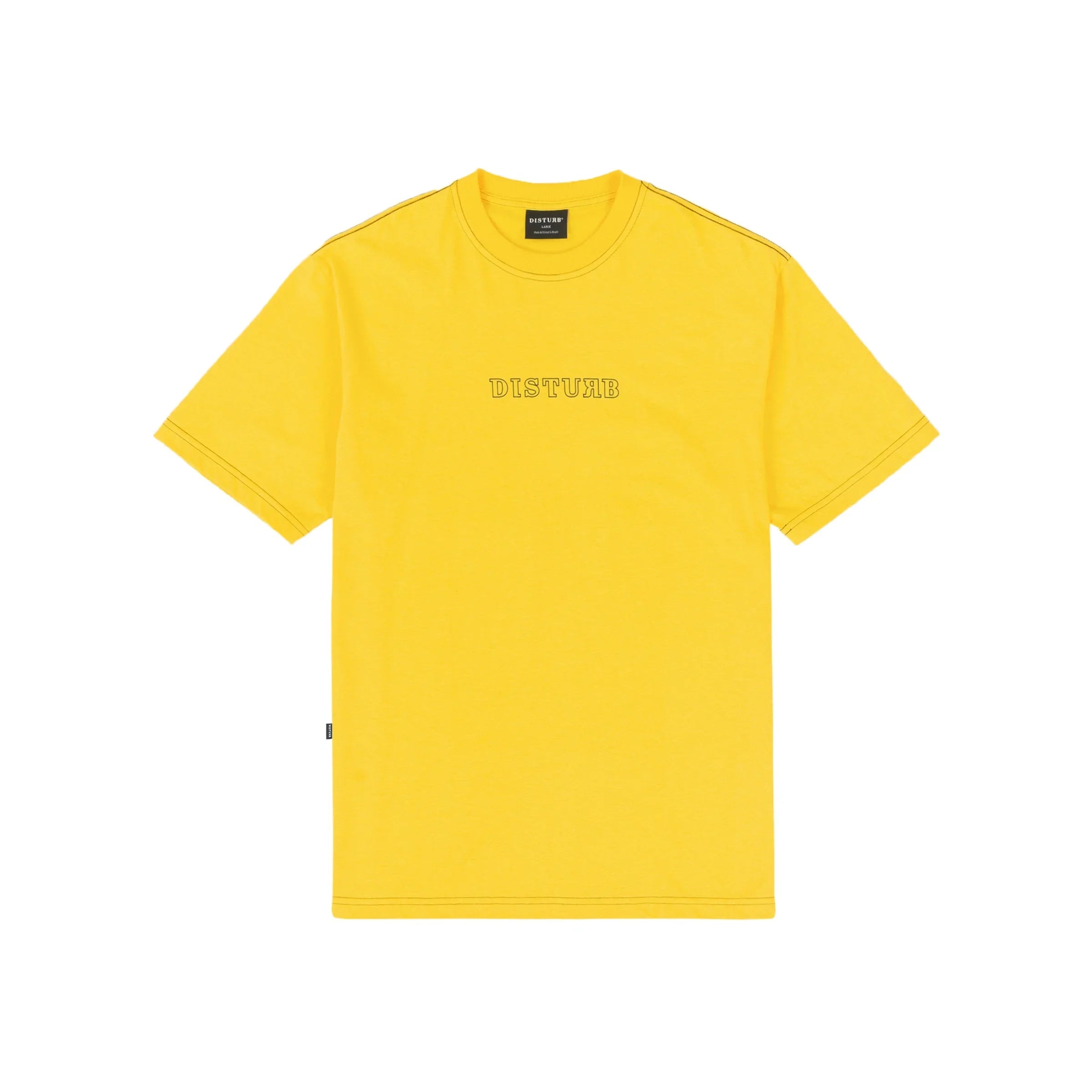 Outline Logo T-Shirt In Yellow - Four Street