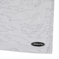 Outline Map Mesh Shorts in Grey
