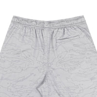 Outline Map Mesh Shorts in Grey
