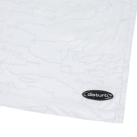 Outline Map Mesh Shorts in White