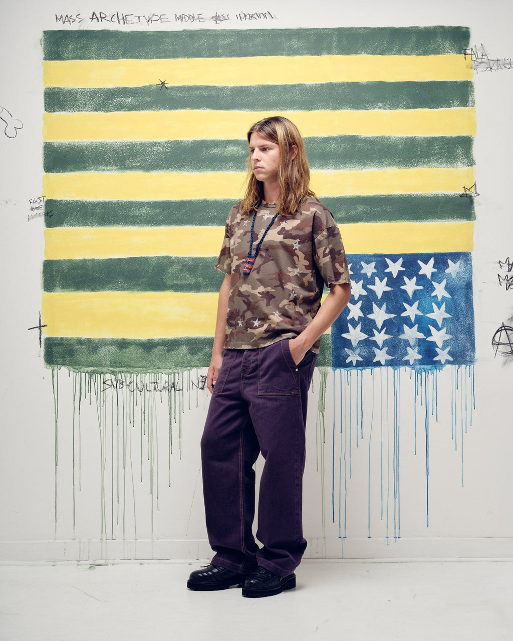 Camiseta PIET Camo Relaxed