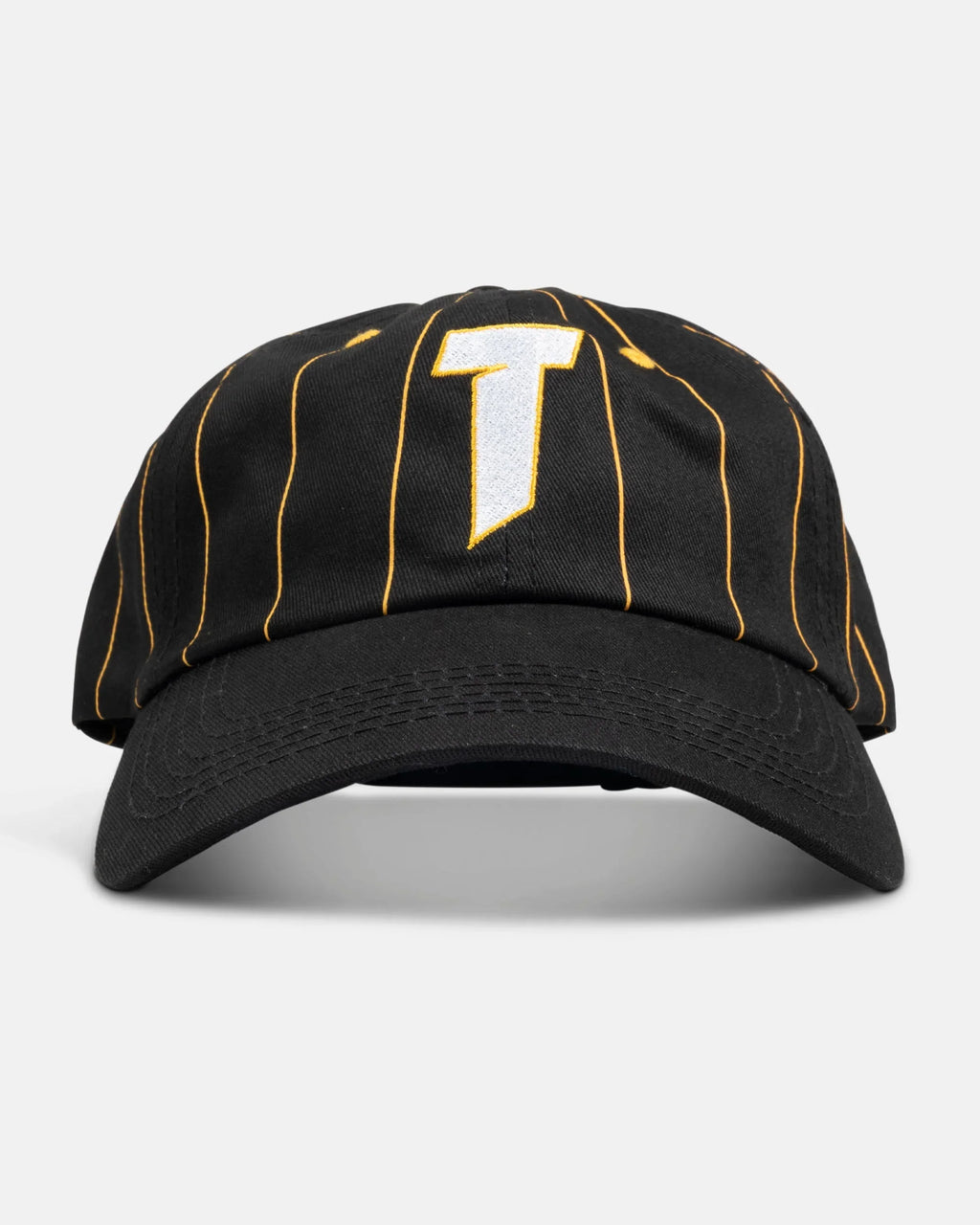 T LOGO - OLD TIMER HAT - BLACK / YELLOW - Four Street