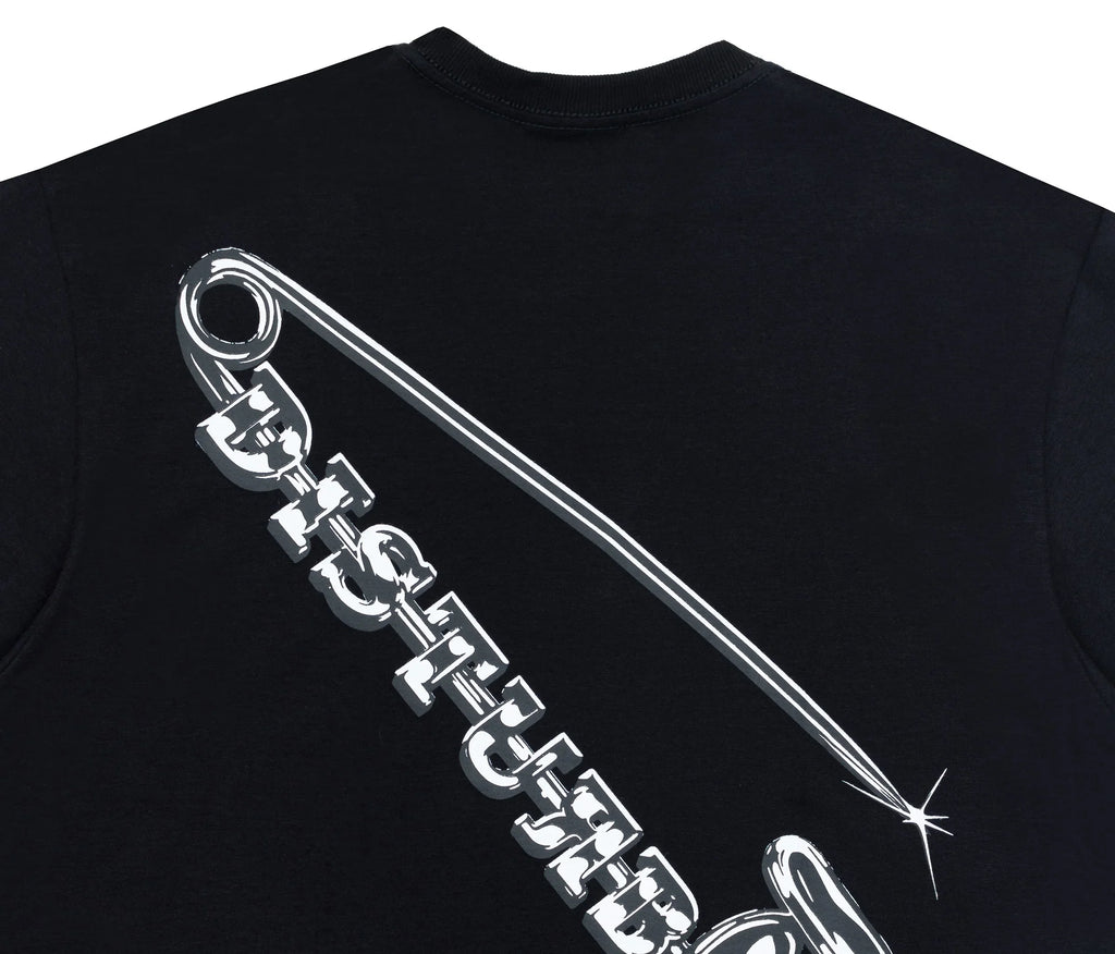 Safety Pin T-Shirt In Black - Four Street