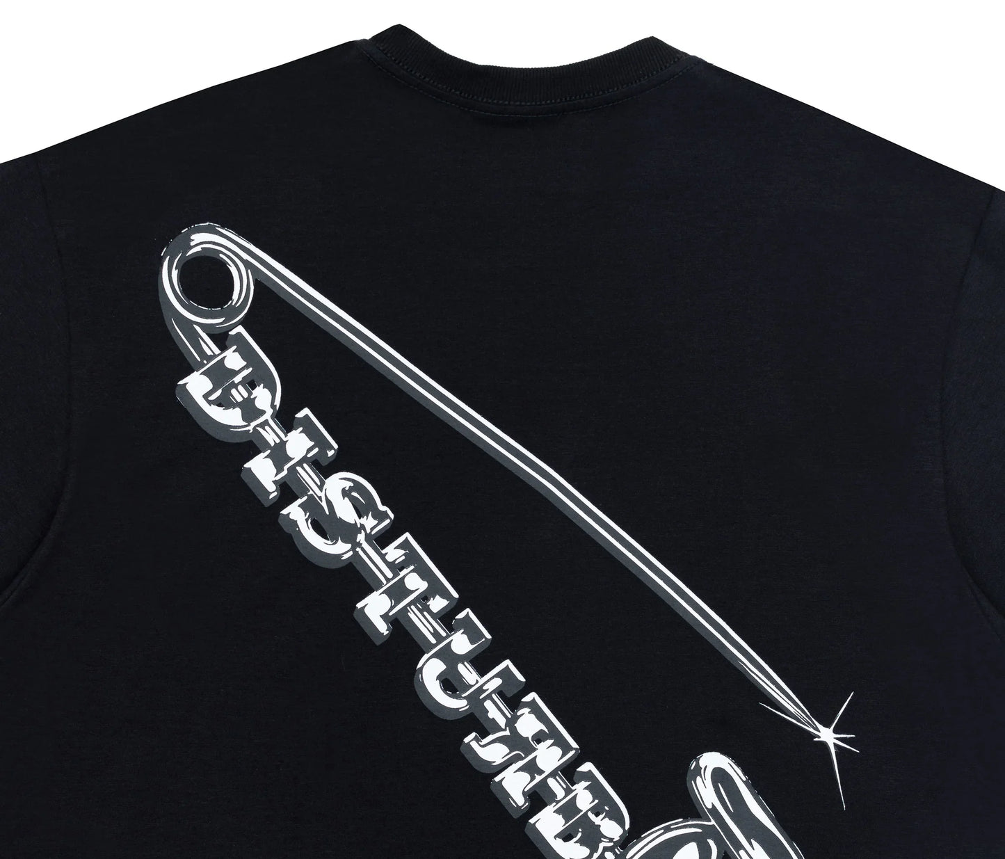 Safety Pin T-Shirt In Black