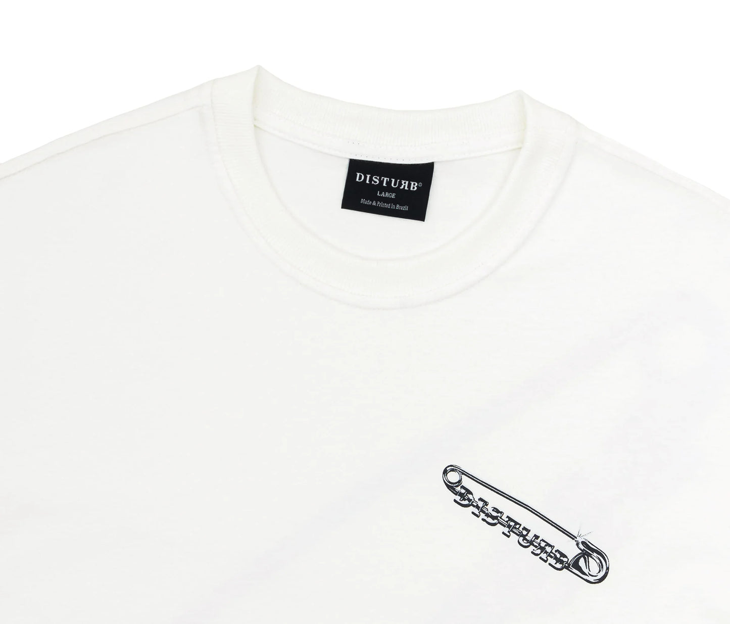 Safety Pin T-Shirt In Off-White