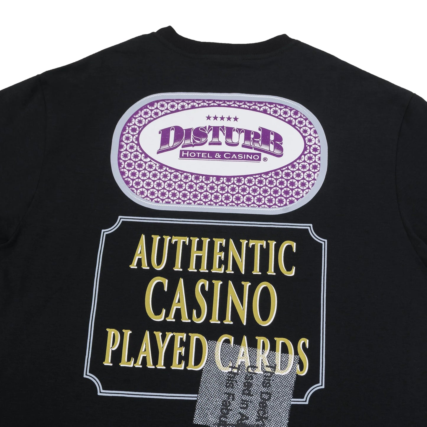 Played Cards T-Shirt In Black