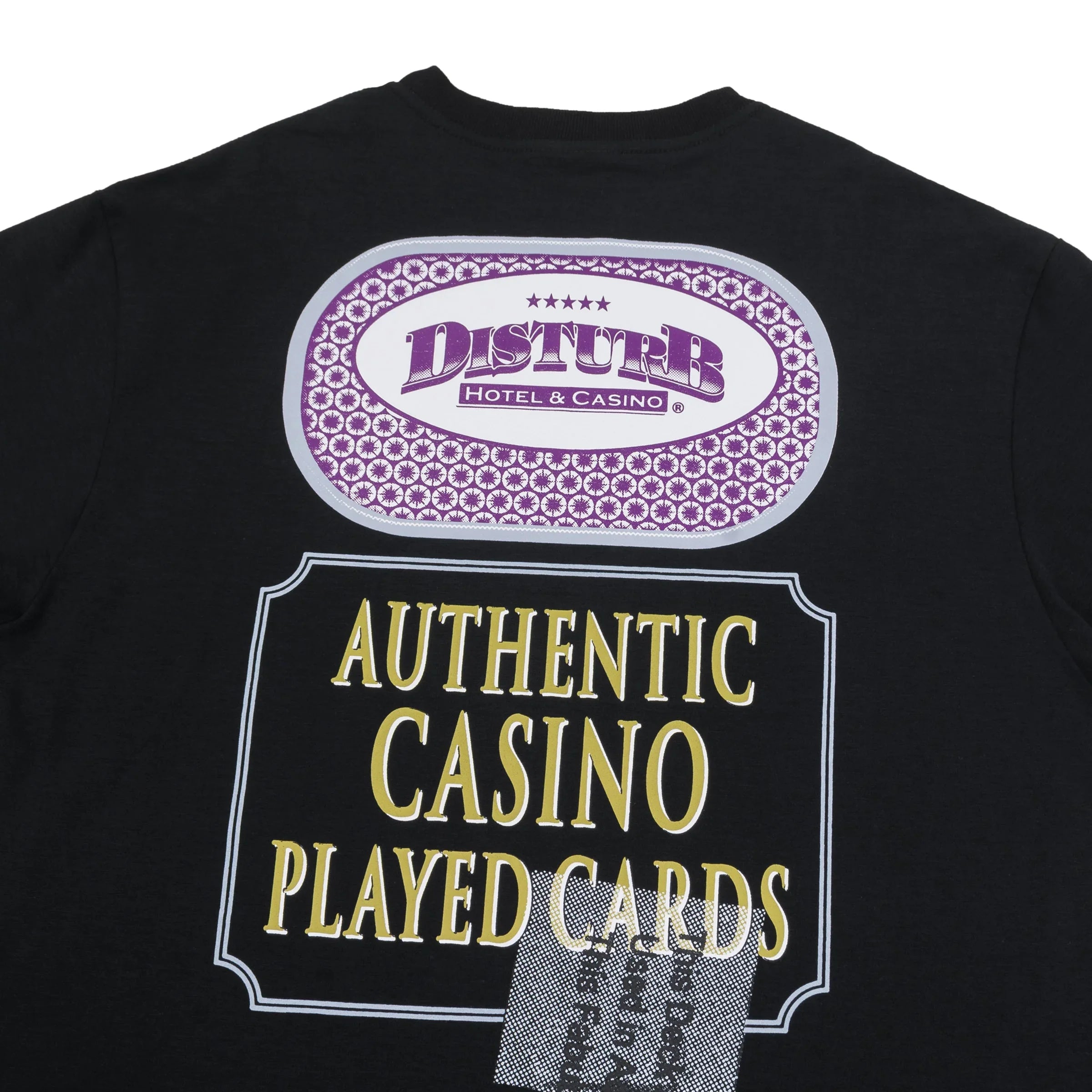 Played Cards T-Shirt In Black - Four Street