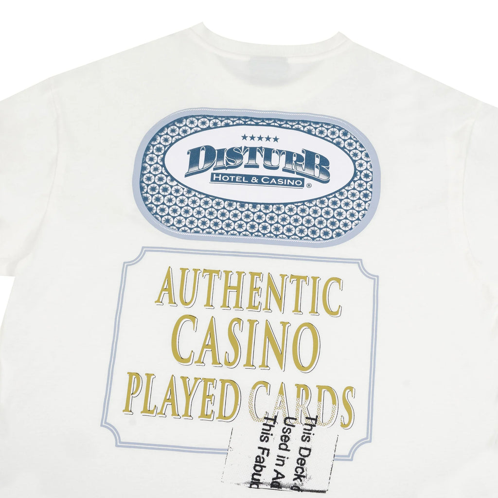 Played Cards T-Shirt In Off-white - Four Street