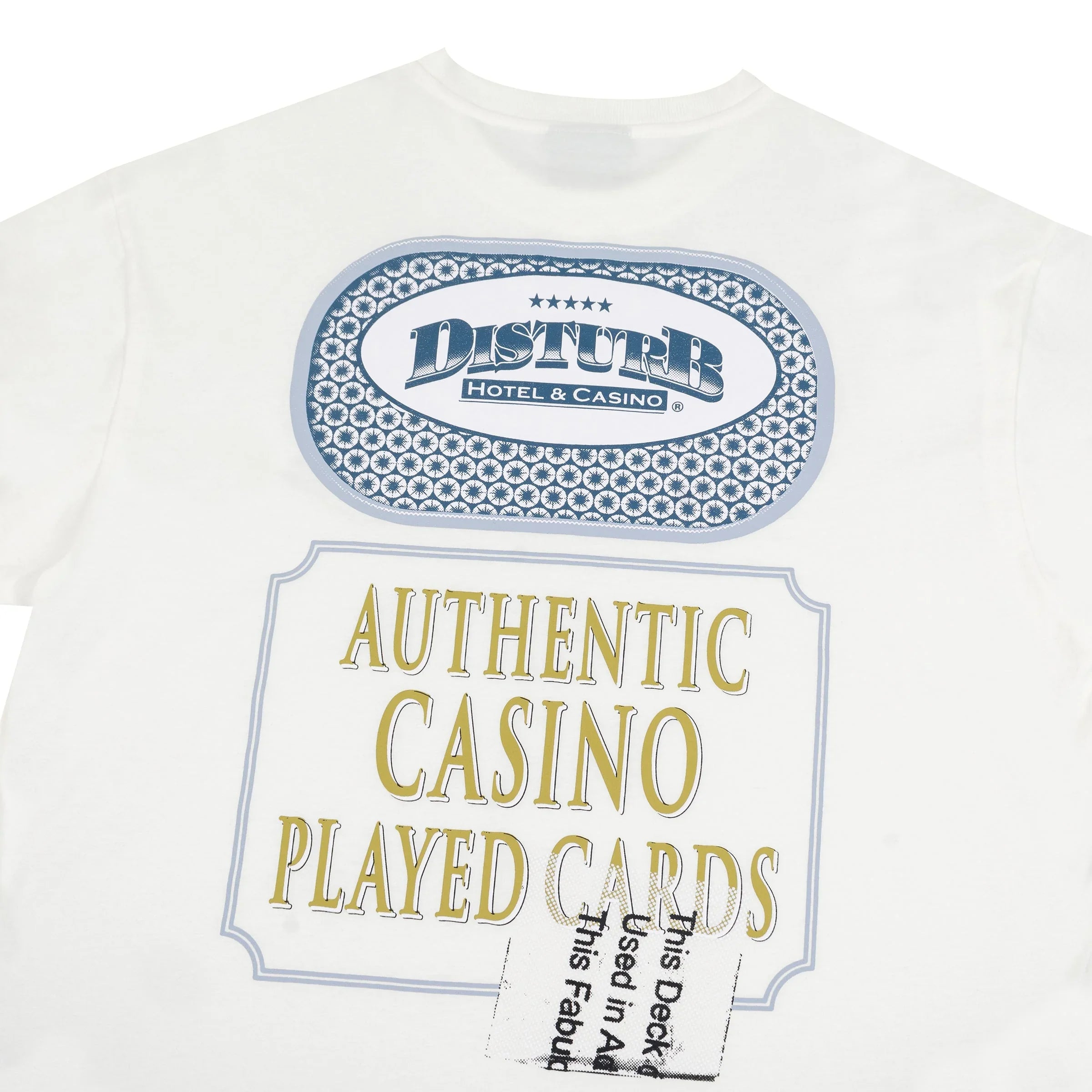 Played Cards T-Shirt In Off-white - Four Street