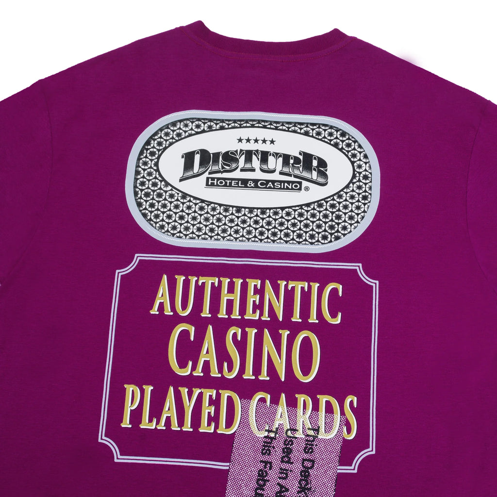 Played Cards T-Shirt In Purple - Four Street
