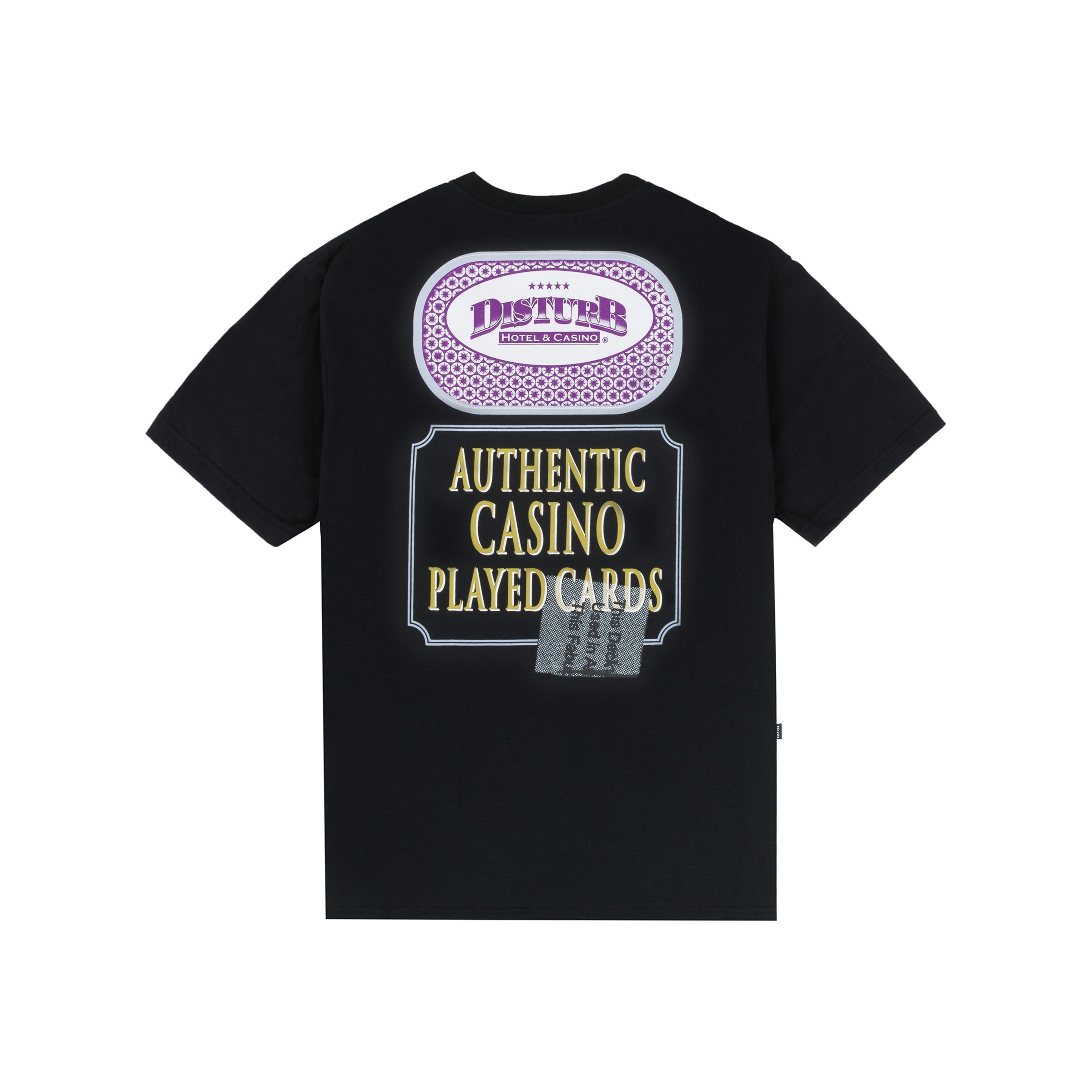 Played Cards T-Shirt In Black