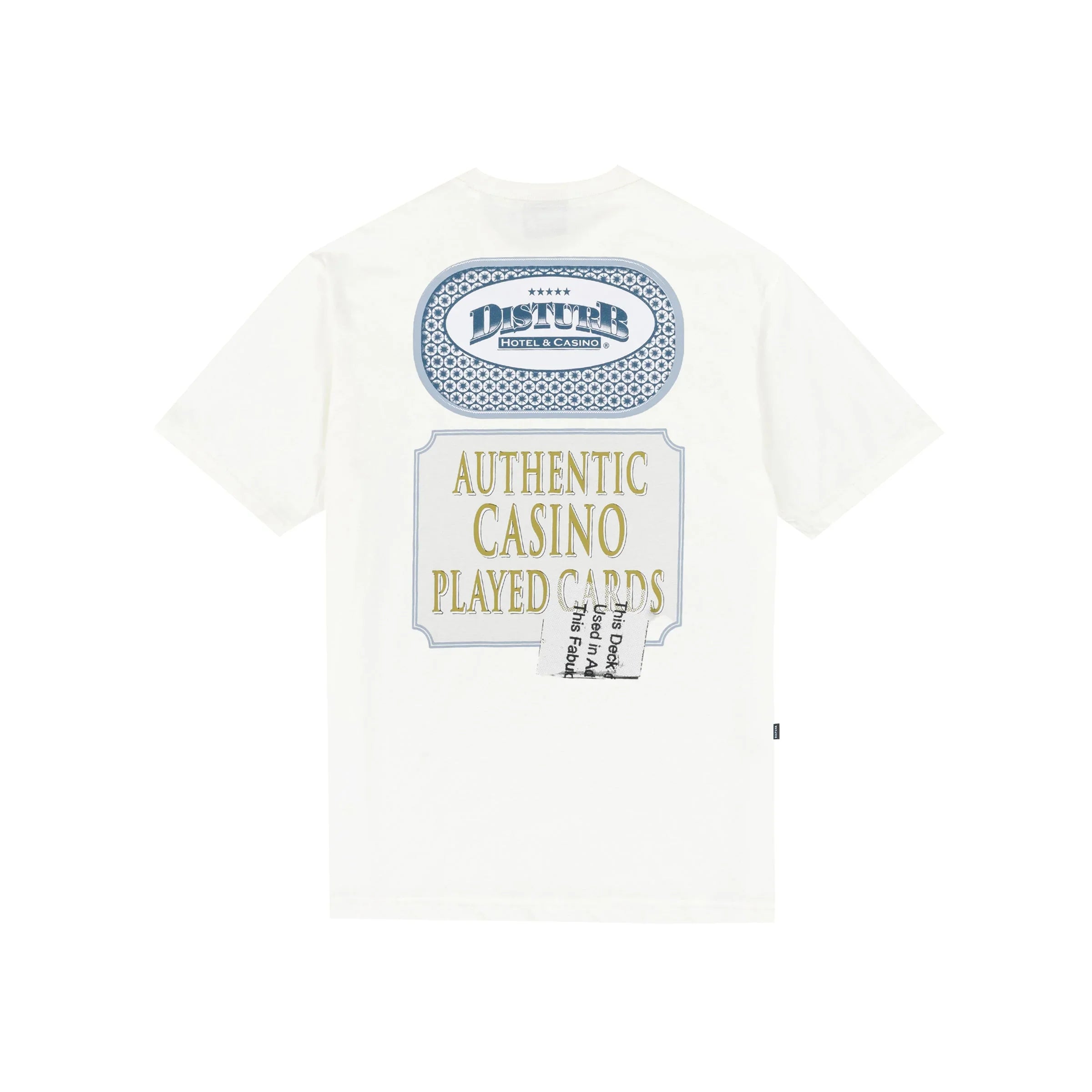 Played Cards T-Shirt In Off-white - Four Street