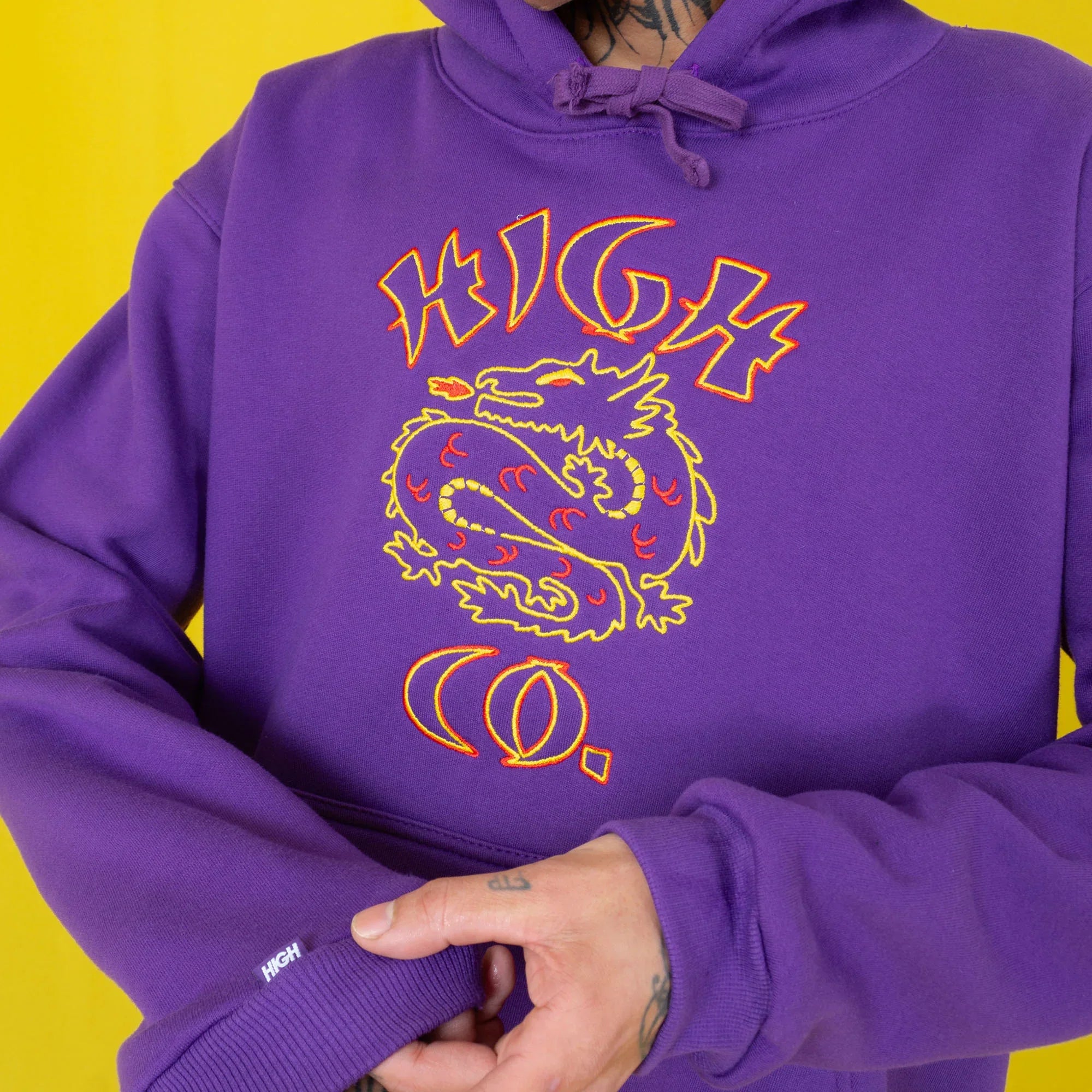 Hoodie Draco Purple - Four Street