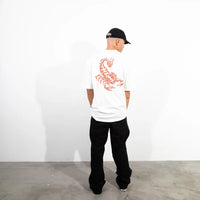 Tee Scorpion White/Red - Four Street