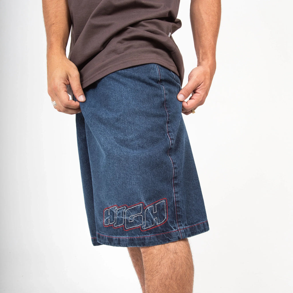 Jeans Shorts Hustle Blue - Four Street