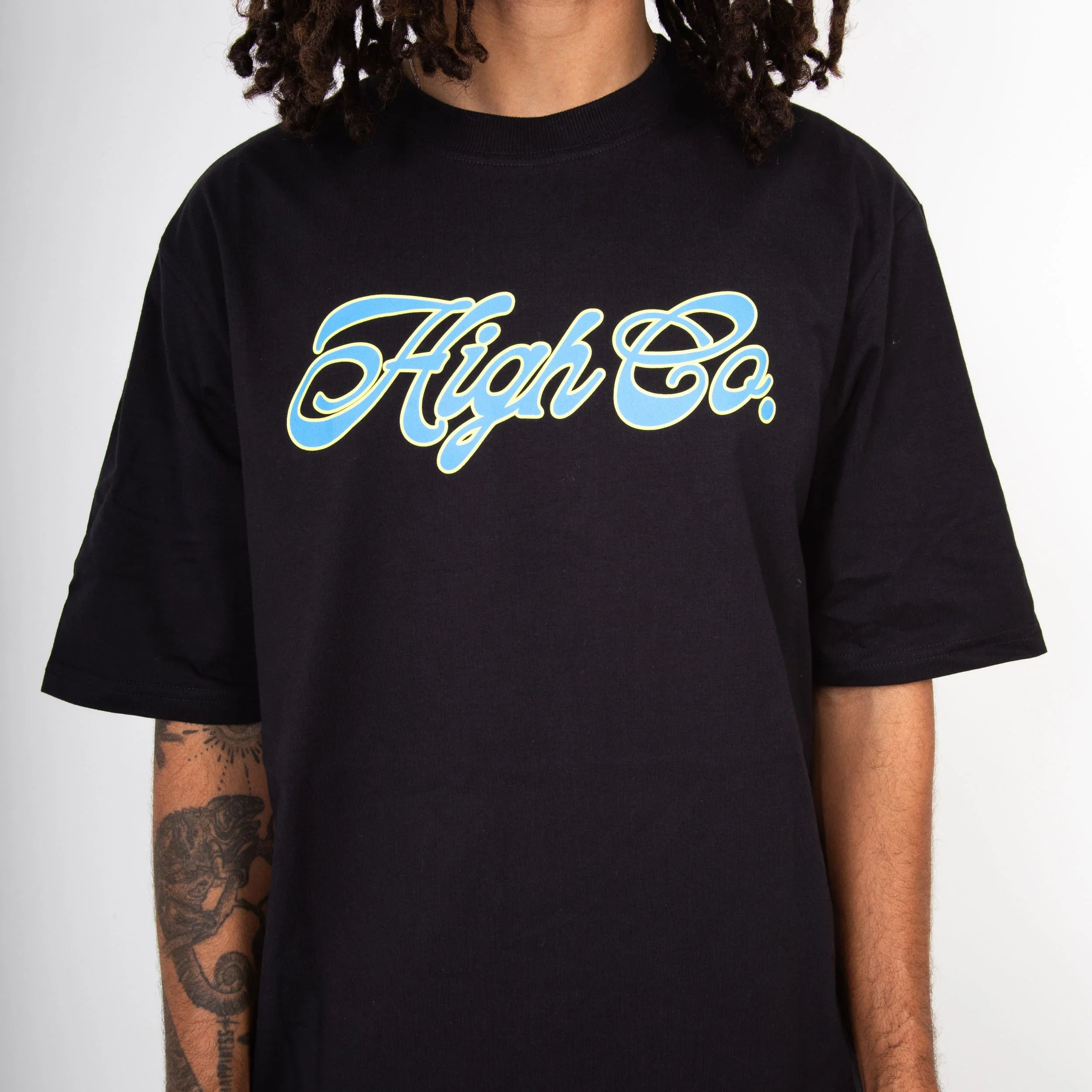 Tee Script Black - Four Street