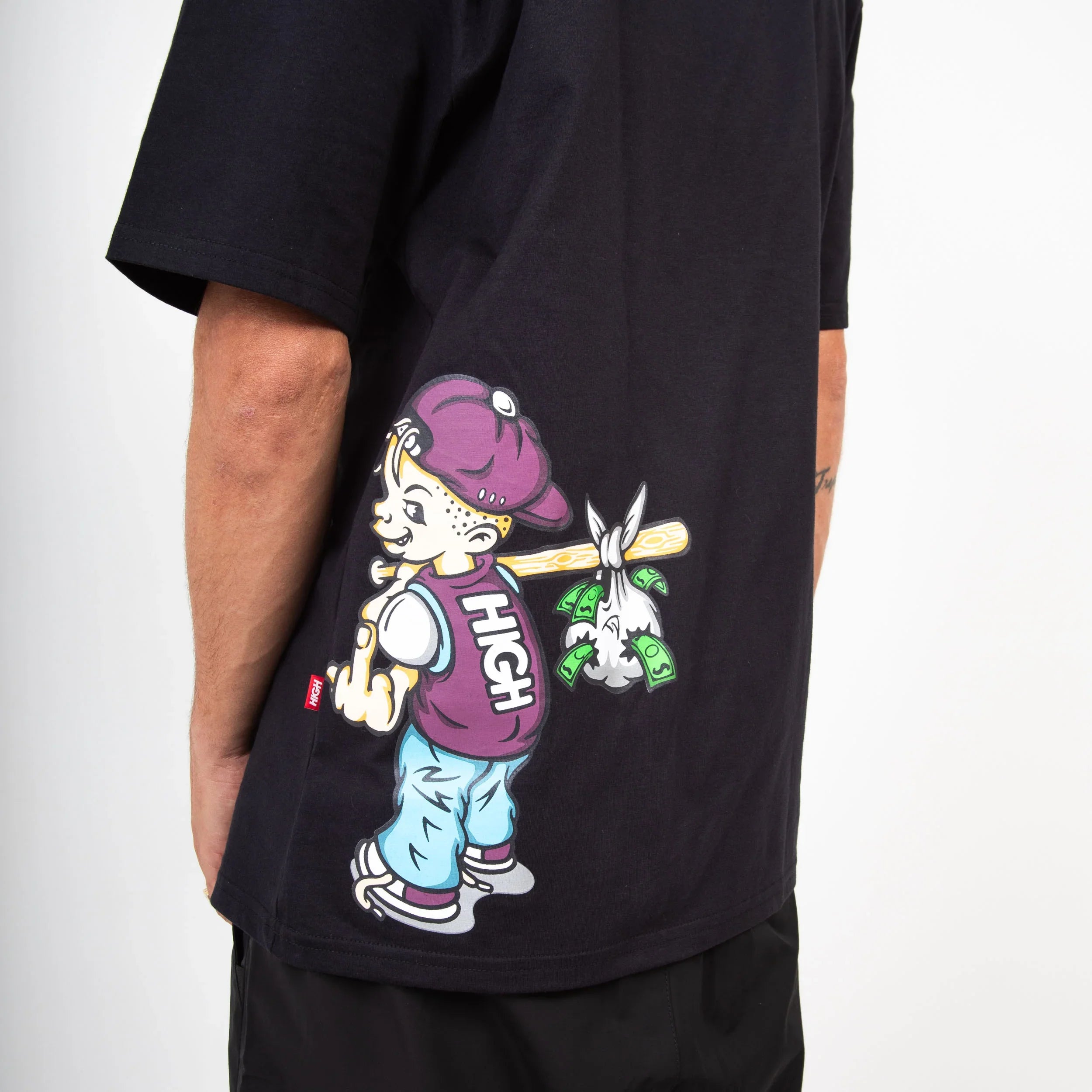 Tee Hustler Black - Four Street