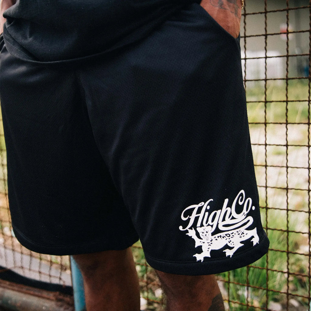 Mesh Shorts High X Survival Black - Four Street