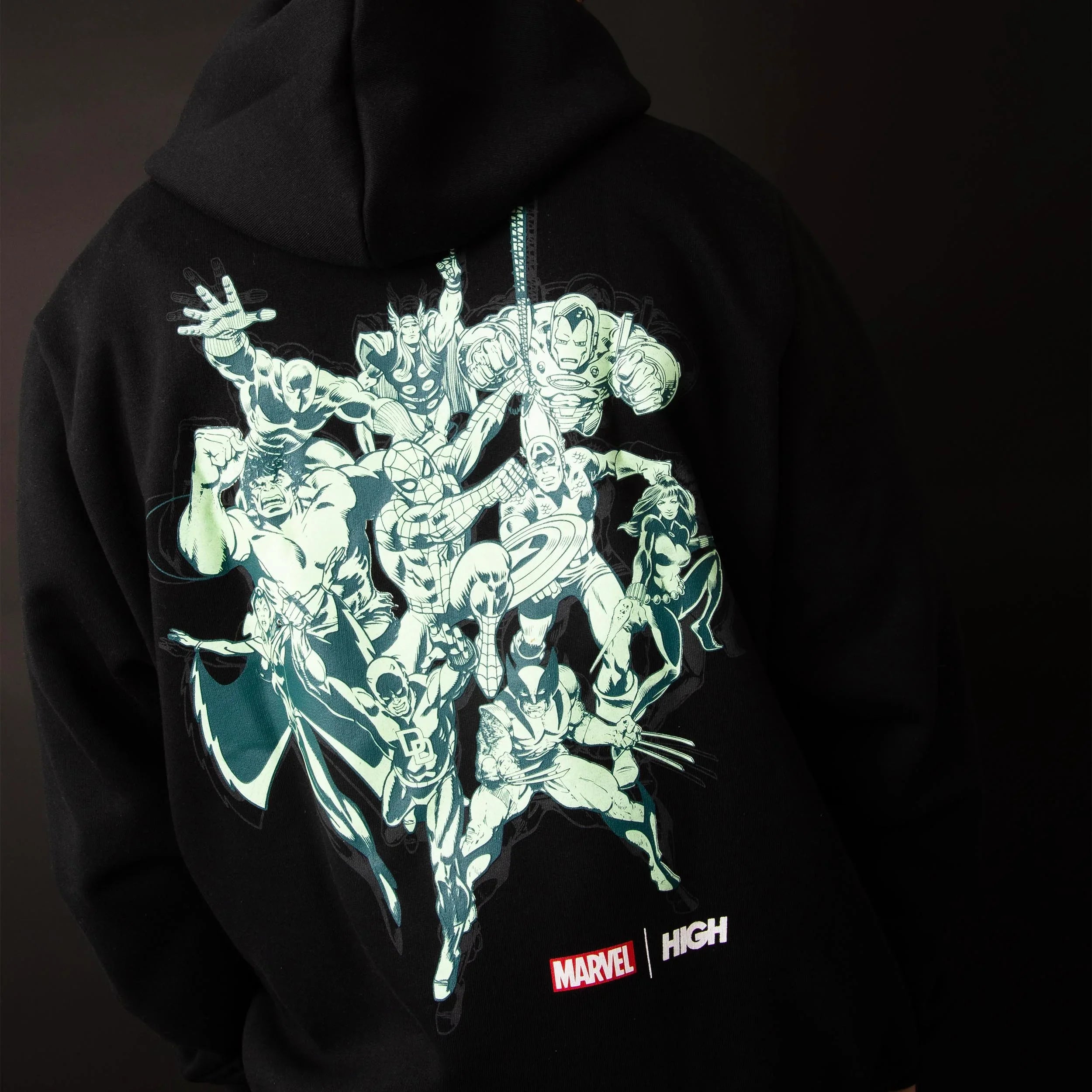 Hoodie Squad Black - Four Street