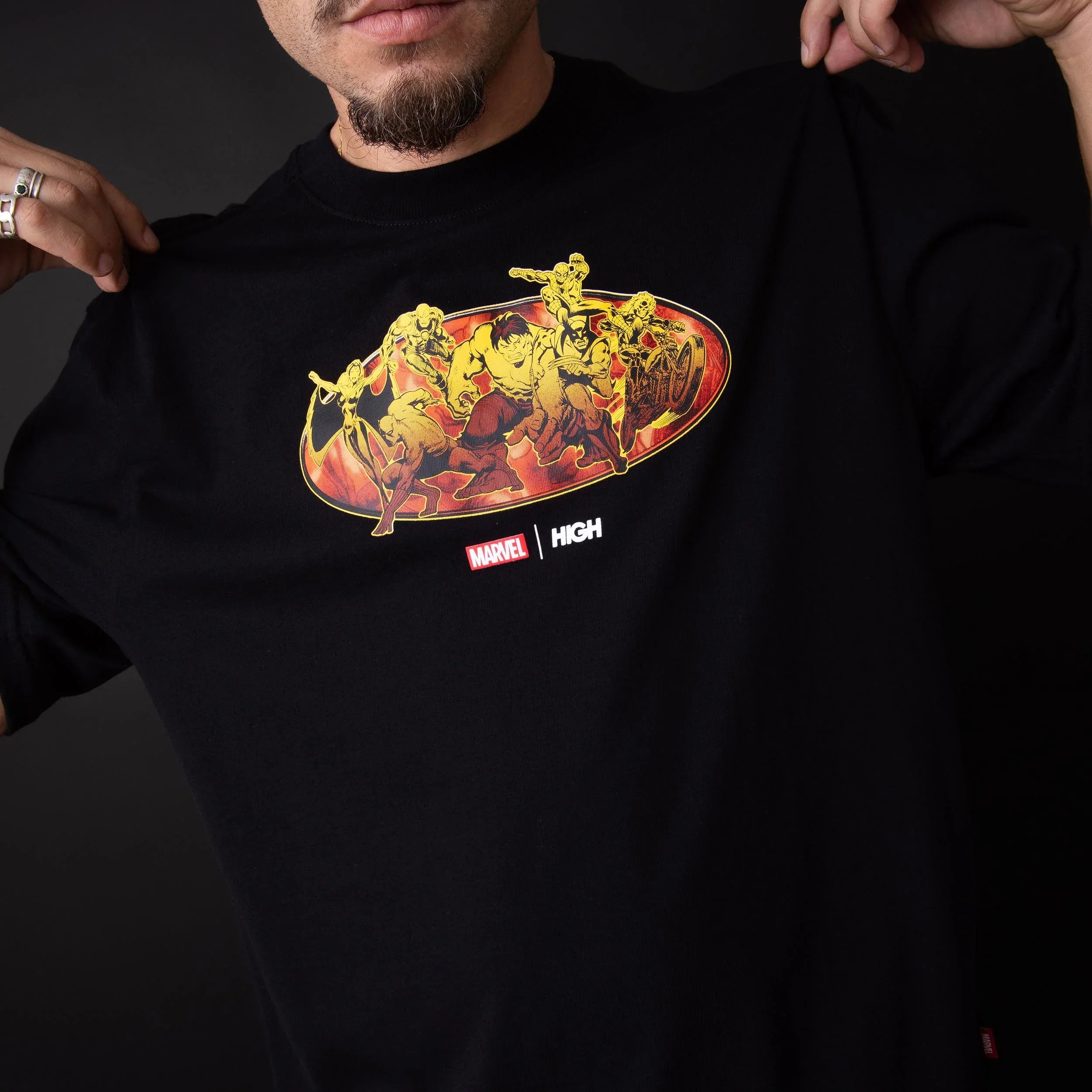 Tee Heroes Black - Four Street