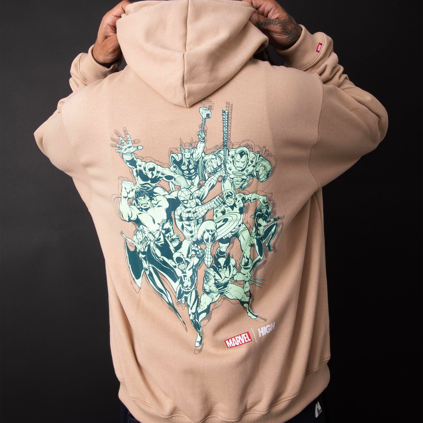 Hoodie Squad Sand