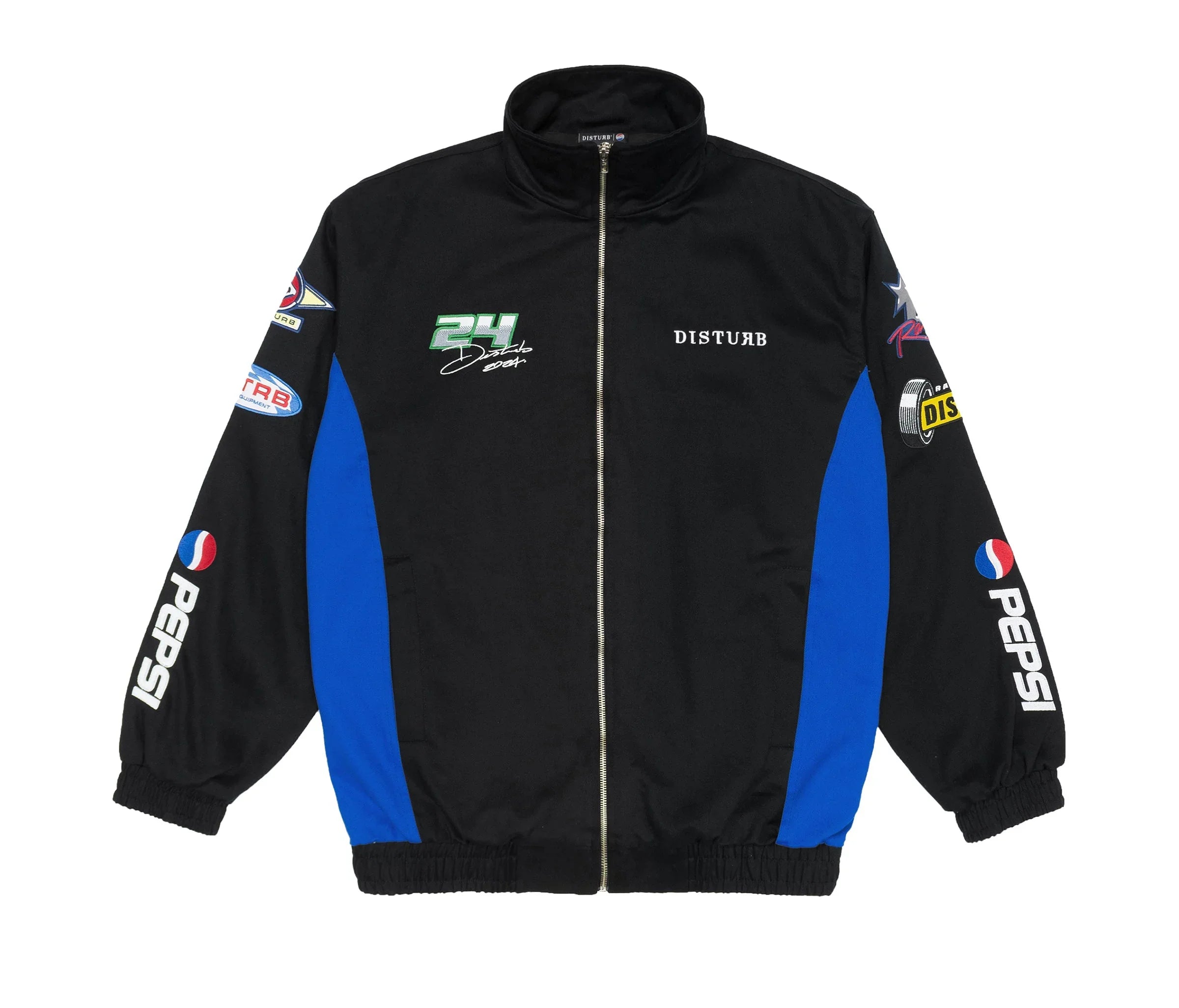 Pepsi Racing Jacket in Black - Four Street
