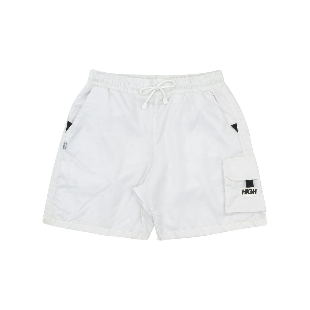 Oval Cargo Ripstop Shorts White - Four Street