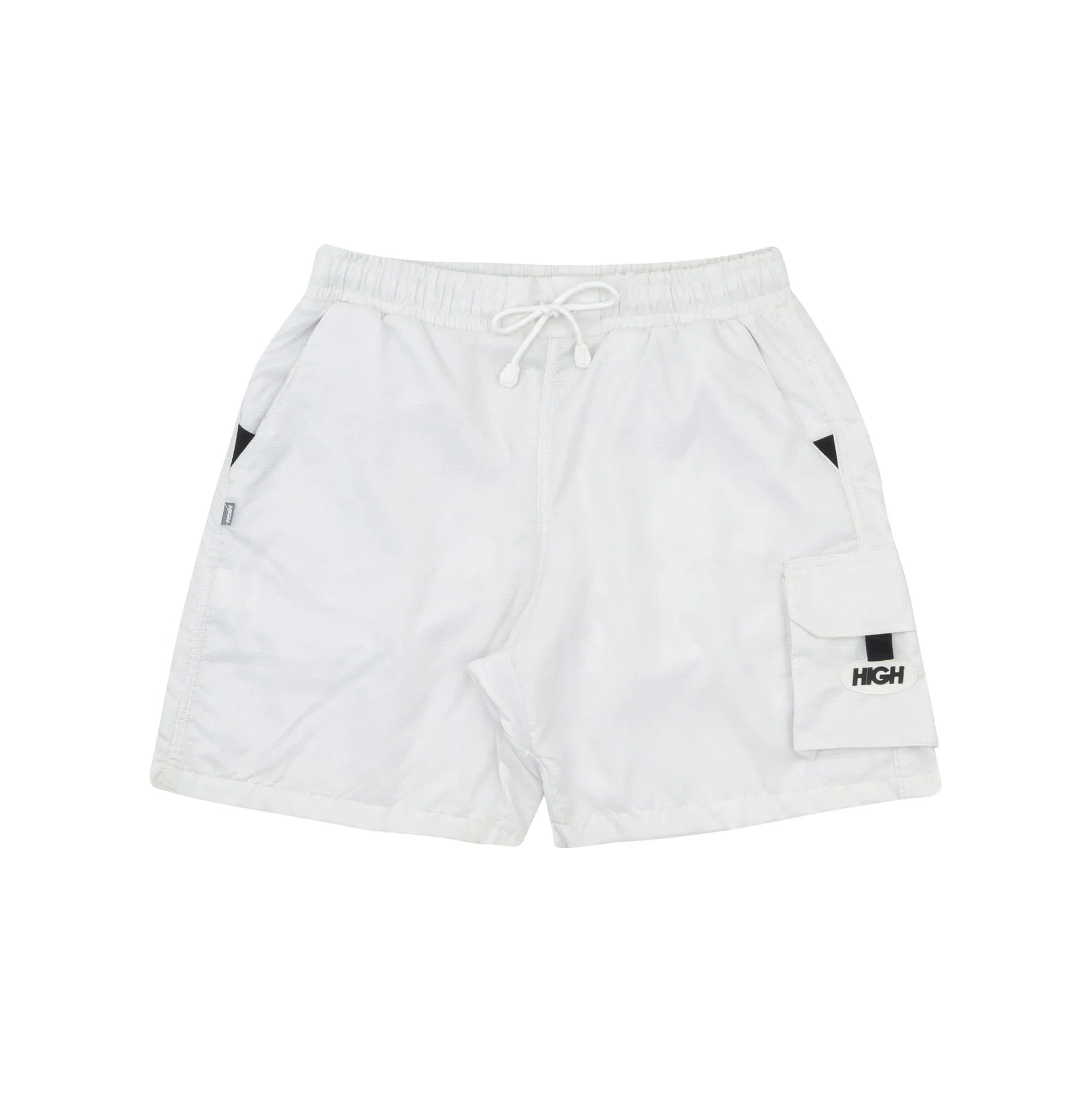 Oval Cargo Ripstop Shorts White - Four Street