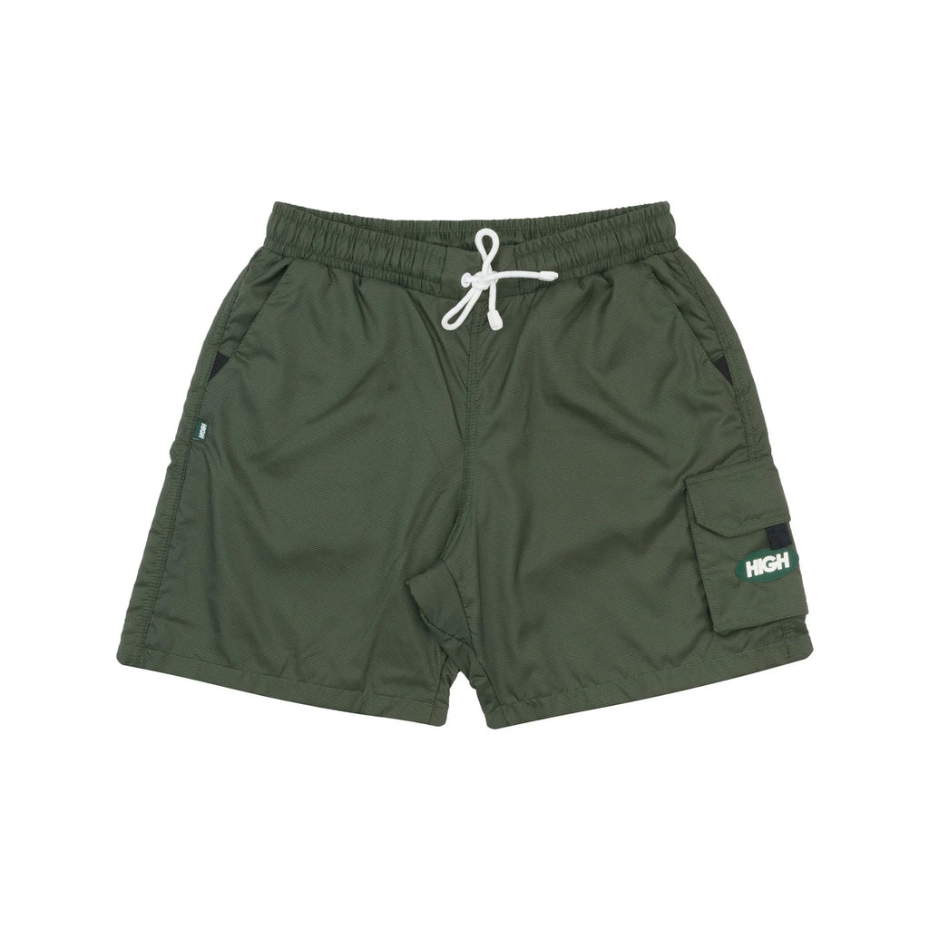Oval Cargo Ripstop Shorts Swamp Green - Four Street