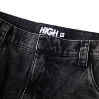 Rust Denim Pants Black