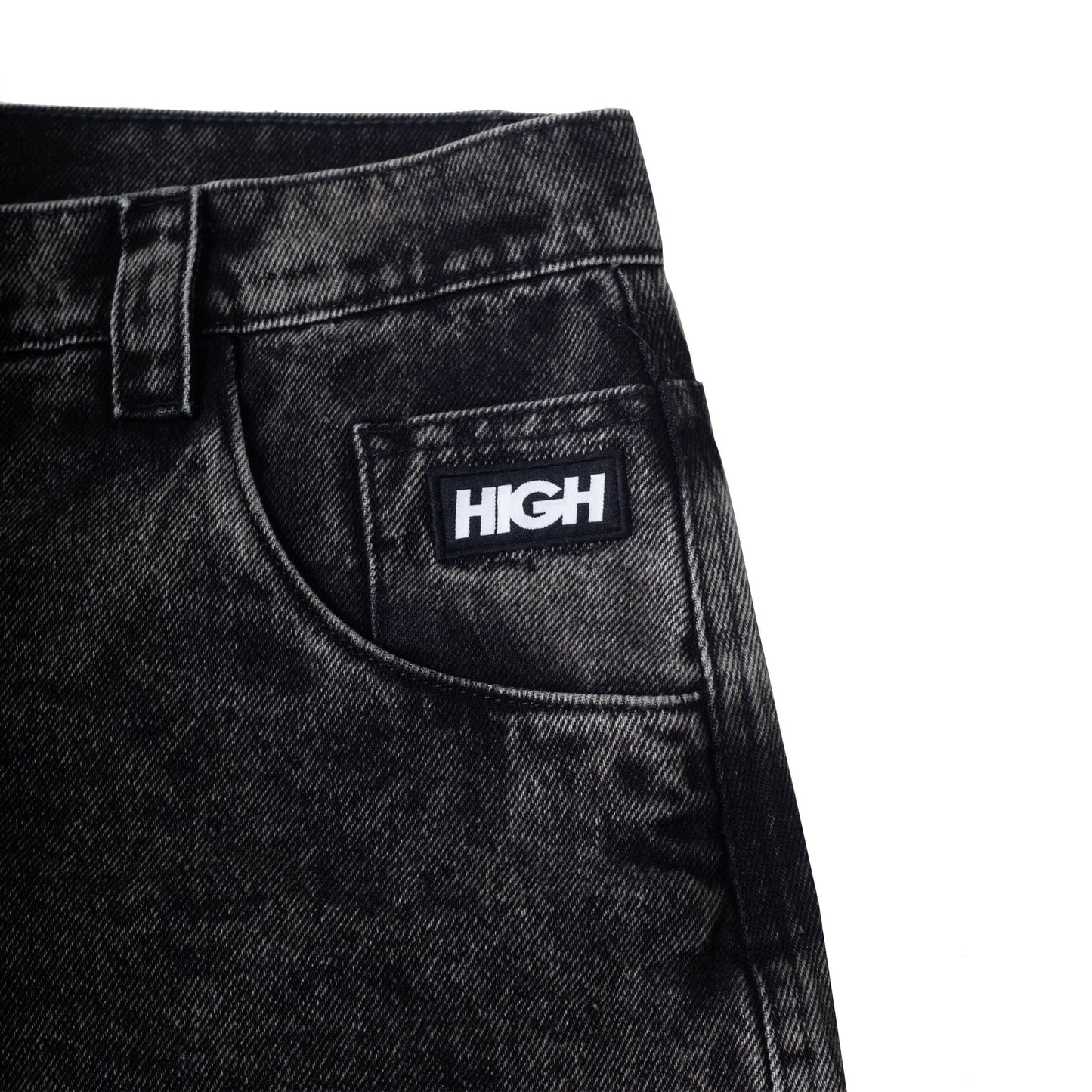 Rust Denim Pants Black