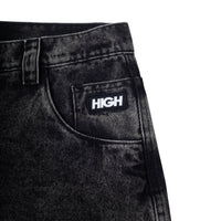 Rust Denim Pants Black