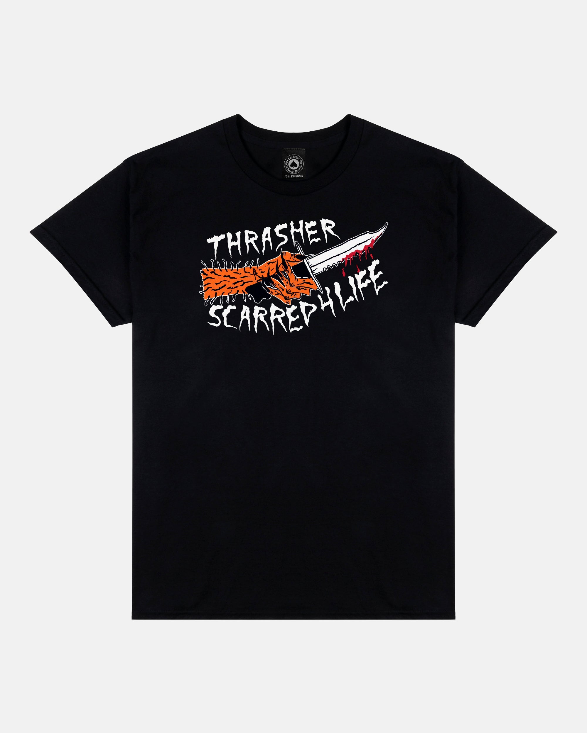 SCARRED - TSHIRT - BLACK