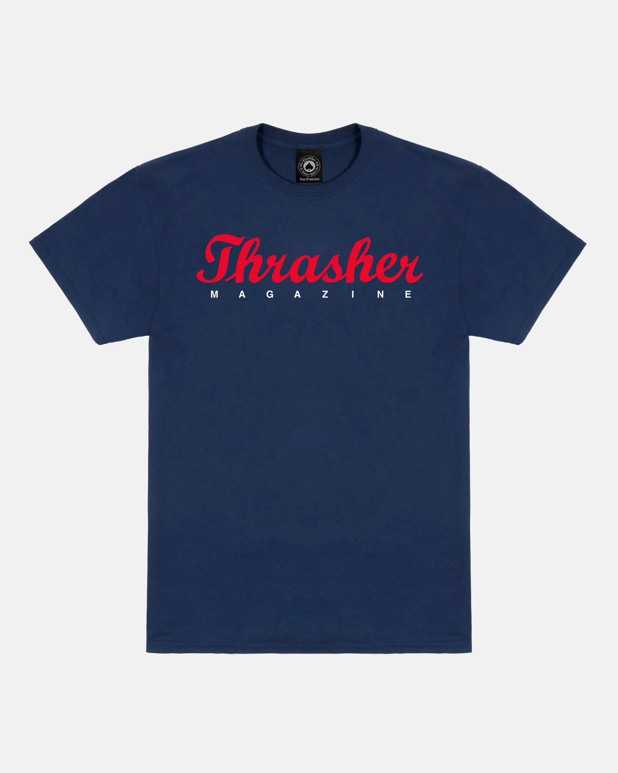SCRIPT - TSHIRT - NAVY - Four Street
