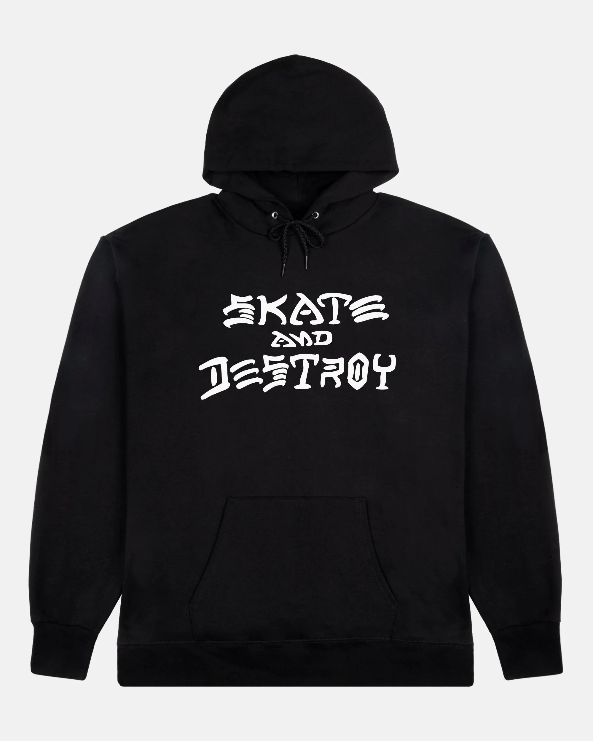 SKATE AND DESTROY - HOODIE - BLACK - Four Street