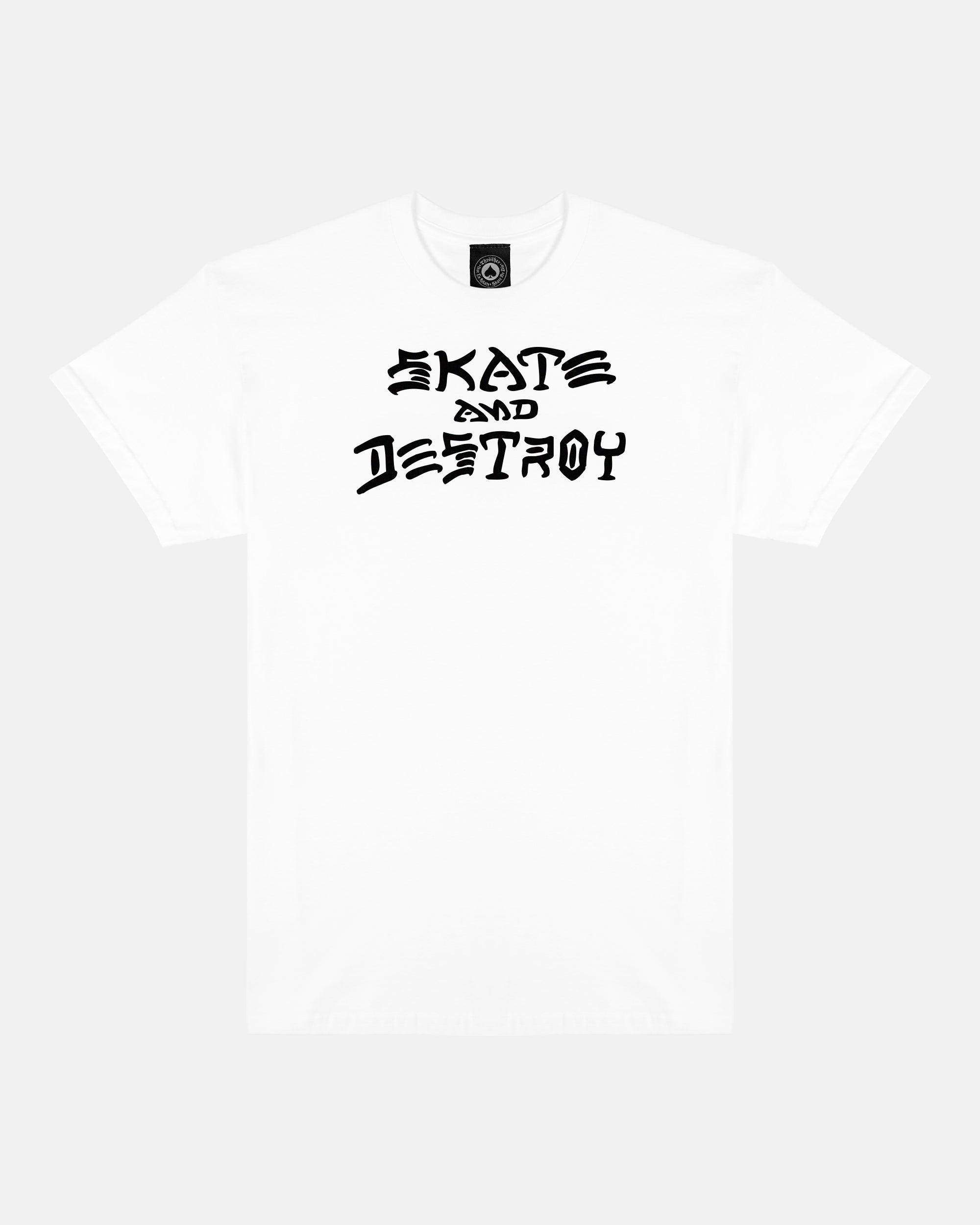 SKATE AND DESTROY - TSHIRT - WHITE