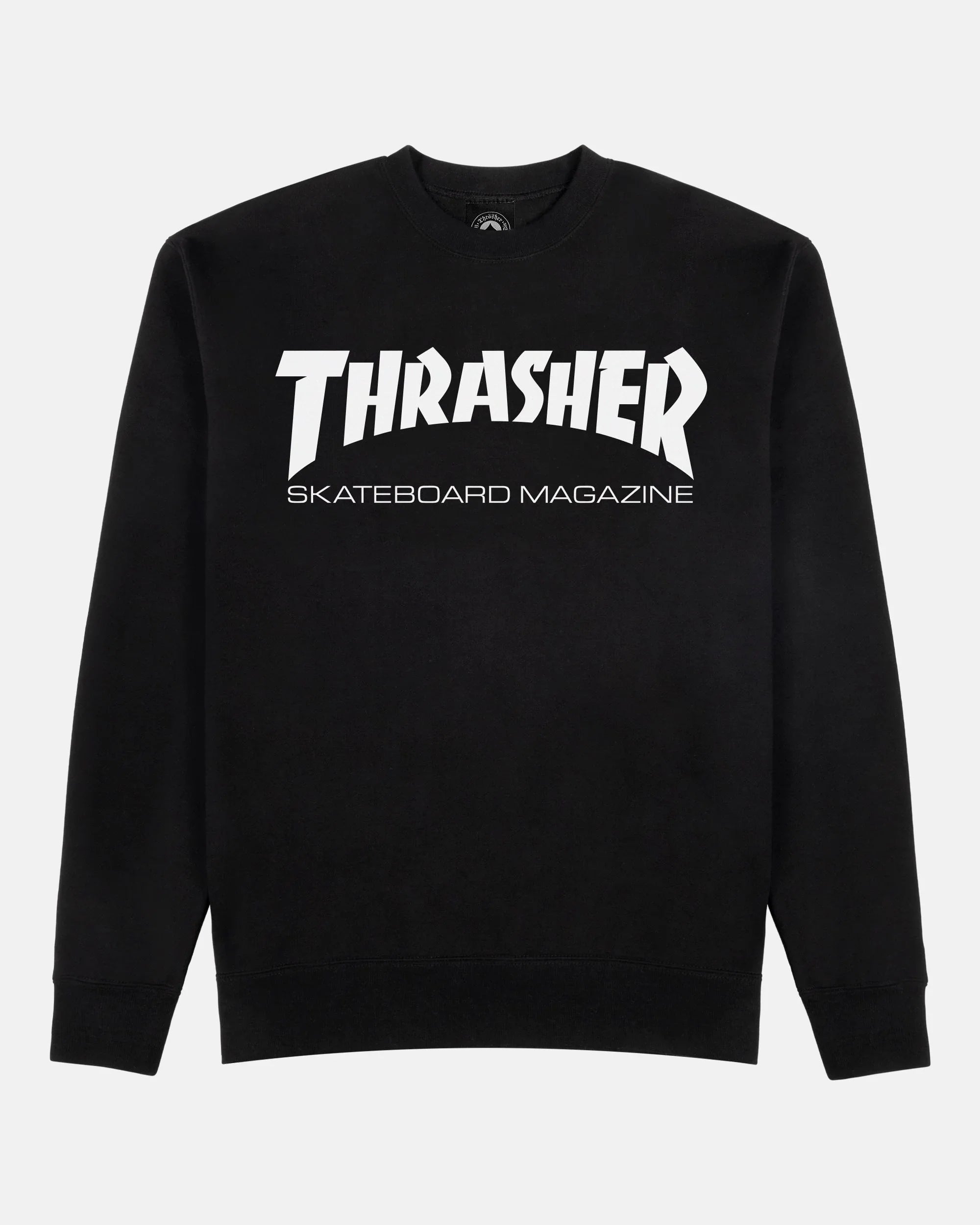 SKATE MAG - CREWNECK - BLACK - Four Street